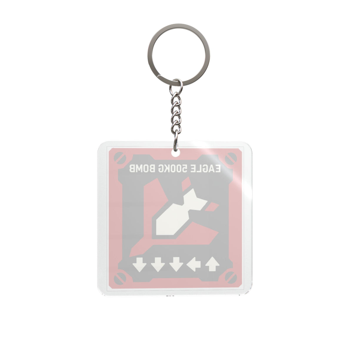 Eagle 500kg Bomb Square Keychain