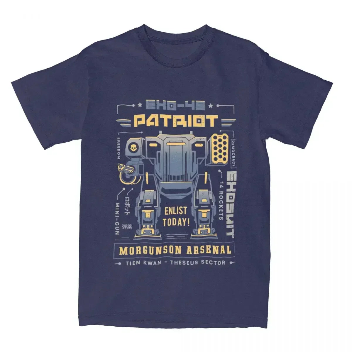 T-shirt Helldivers - Patriot Mech