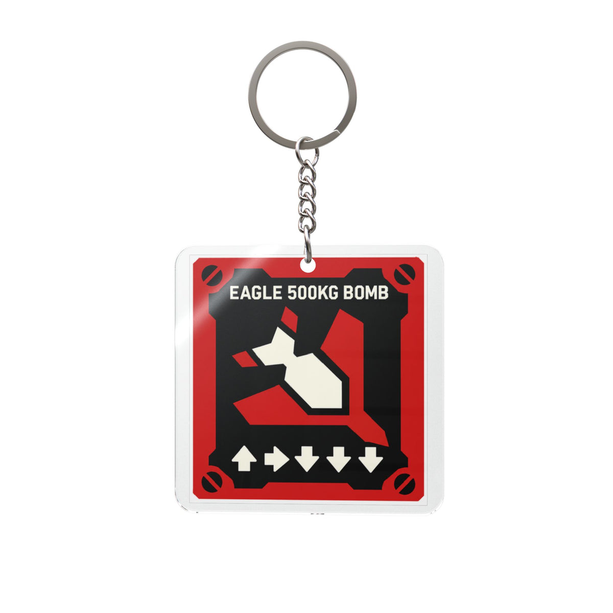 Eagle 500kg Bomb Square Keychain