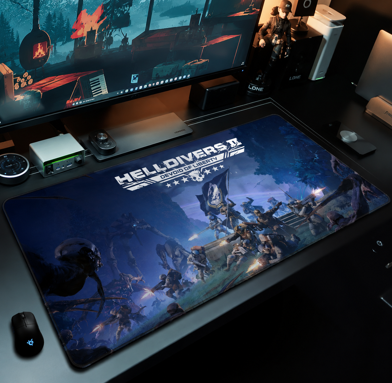 Helldivers II Devoid of Liberty Mouse Pad