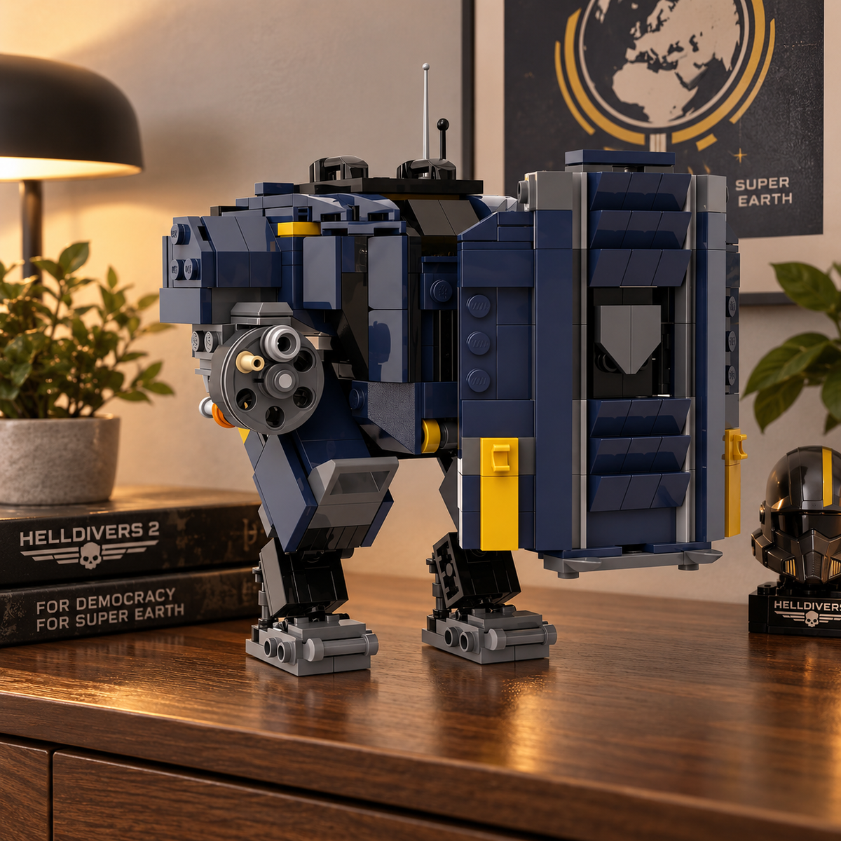 Helldivers 2 Exo-55 Building Blocks Figure - 446 PCS