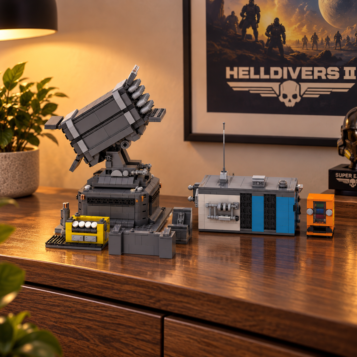 Helldivers SEAF SAM Site Figure - 938 PCS