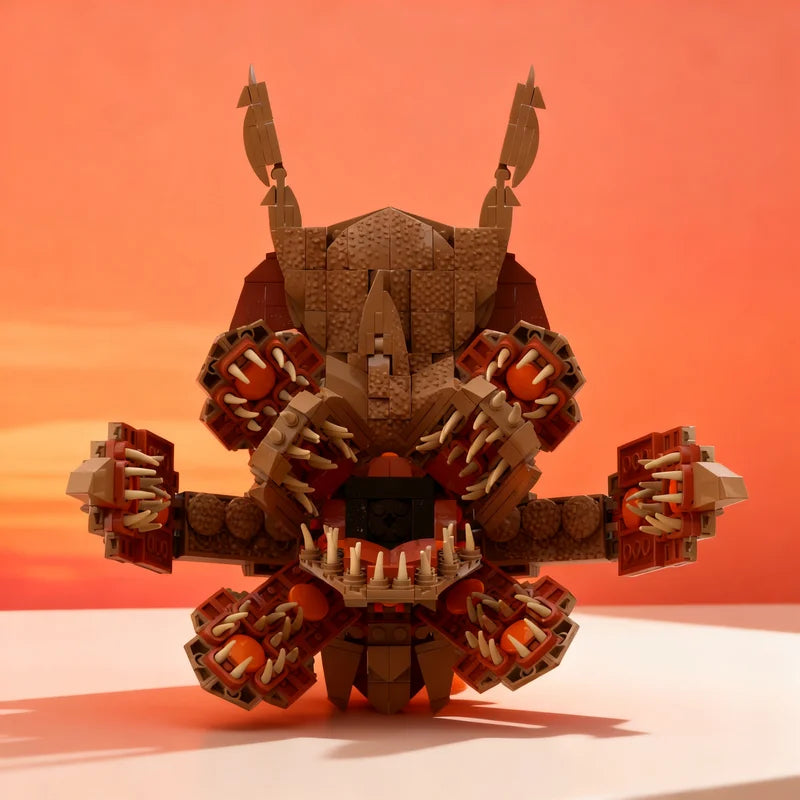 Helldivers II Hive Lord Head Building Blocks Figure - 899 PCS