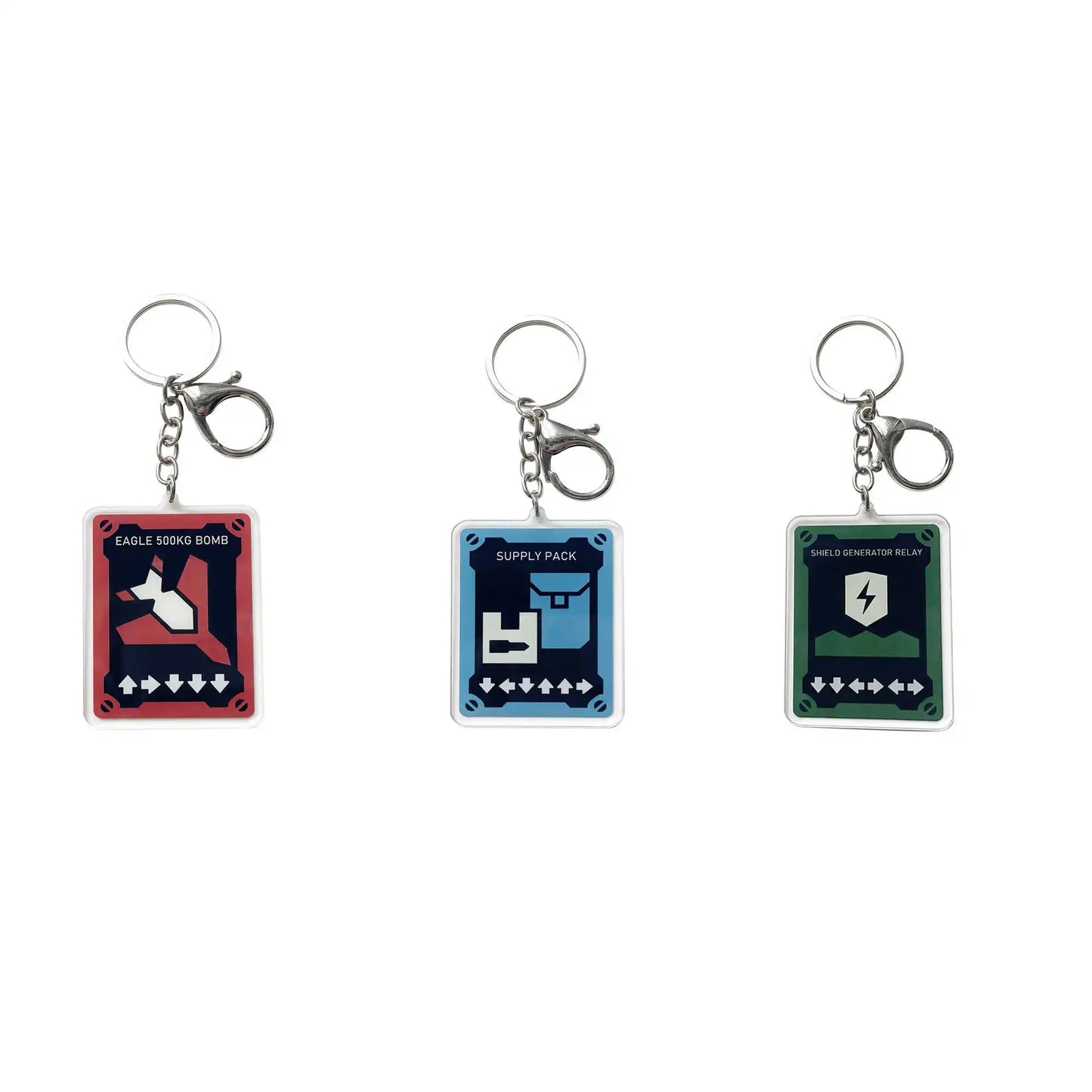 Helldivers 2 Acrylic Keychain - Orbital Batling Barrage