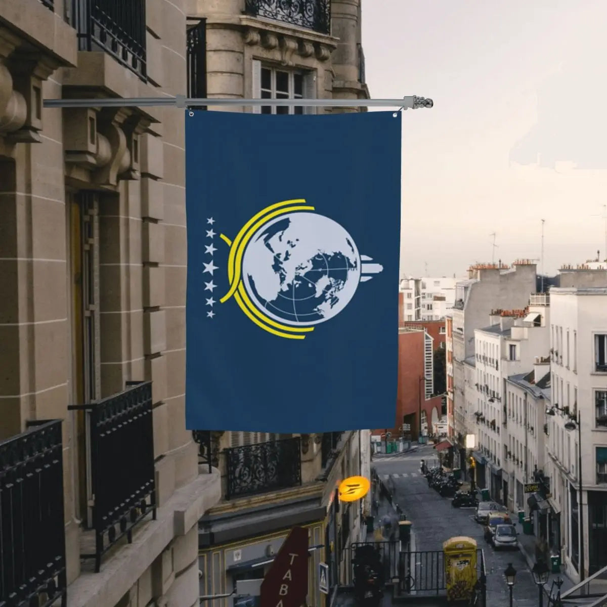 Helldivers Super-Erde Flagge - 180x120cm / 4x6ft