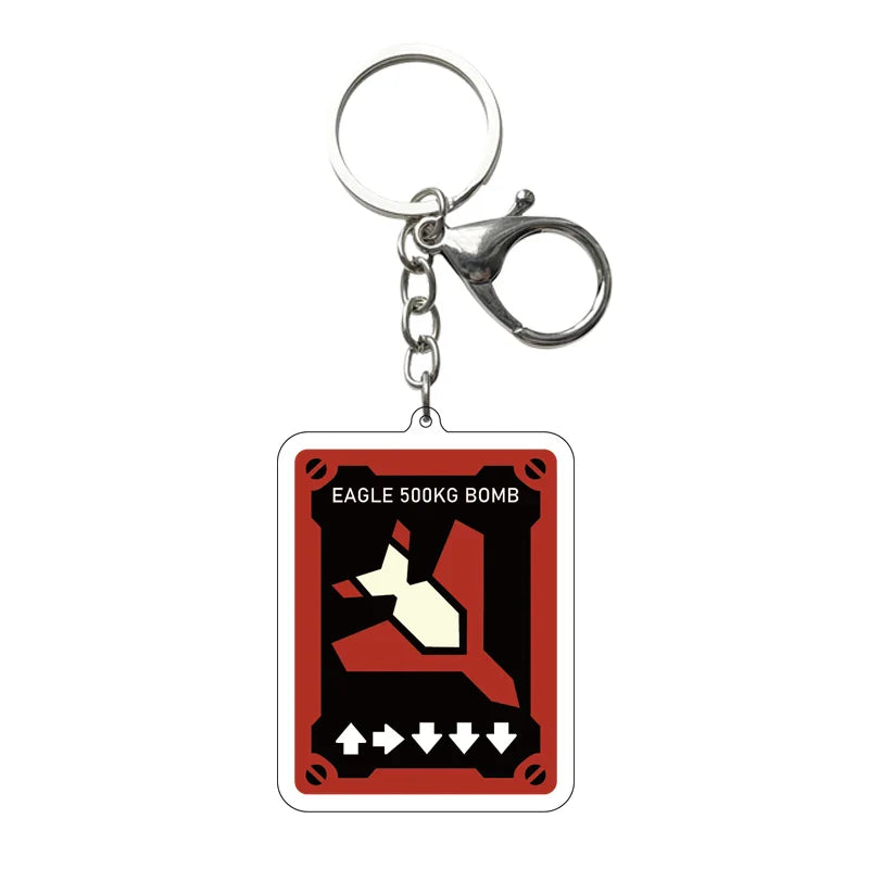 Helldivers 2 Acrylic Keychain - Eagle 500KG Bomb
