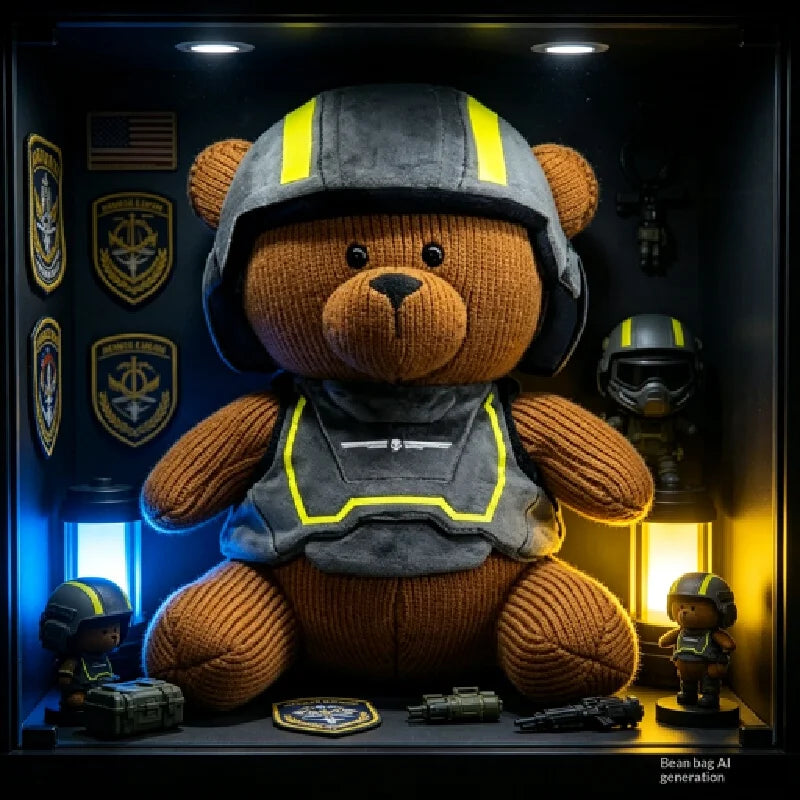 Helldivers 2 Super Earth Teddy Bear Plush - 24 cm