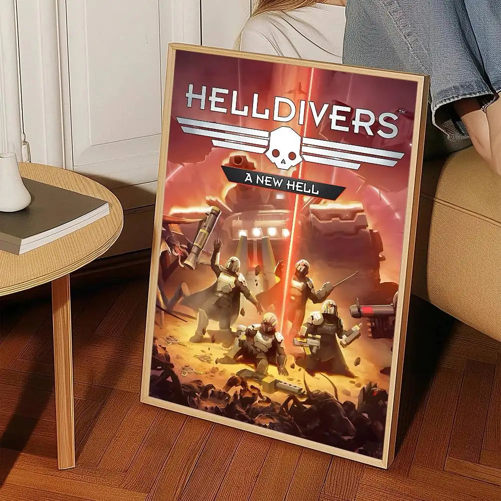 Helldivers II Poster - A New Hell
