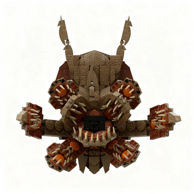 Helldivers II Hive Lord Head Building Blocks Figure - 899 PCS