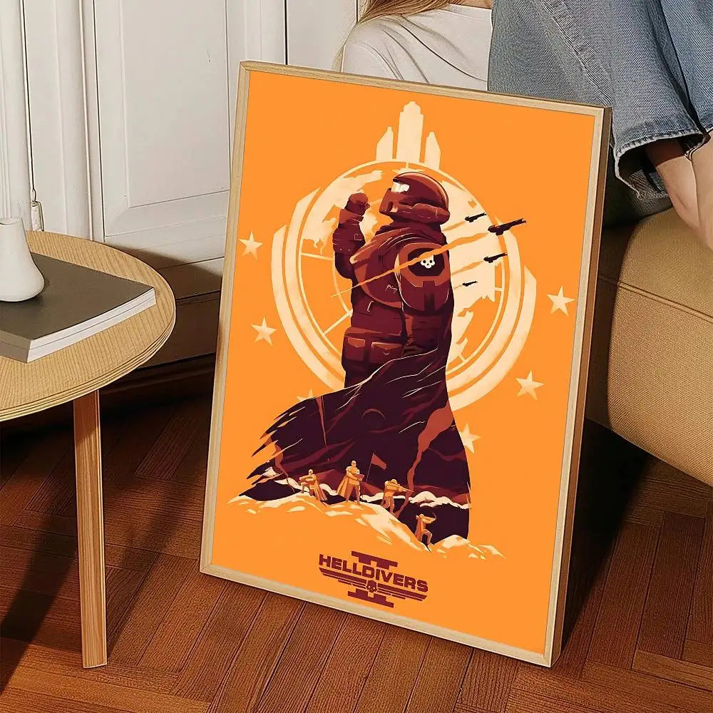 Helldivers II Poster – Defenders of Super Earth