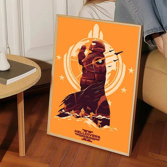 Helldivers II Poster – Defenders of Super Earth