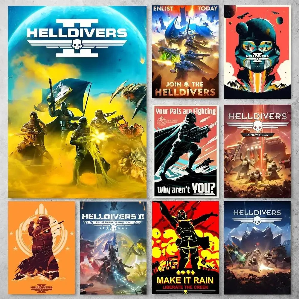 Helldivers II Poster - Escalation of Freedom
