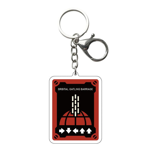 Helldivers 2 Acrylic Keychain - Orbital Batling Barrage
