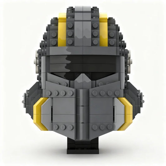 Helldivers B-01 Tactical Helmet Figure - 623 Pcs