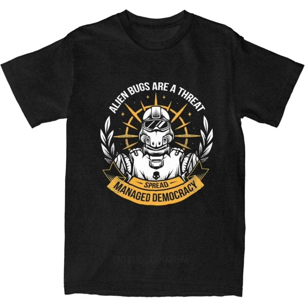 Helldivers 2 T Shirt - Spread Democracy