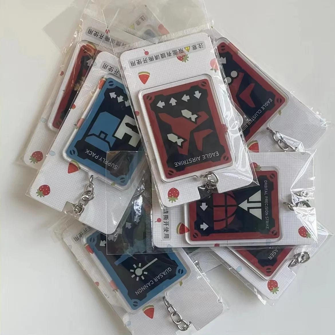 Helldivers 2 Acrylic Keychain - Cristal Railcanon Strike