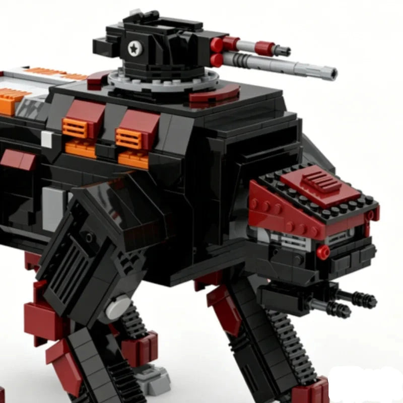 Helldivers 2 Automaton Factory Strider Building Blocks Figure - 1999 PCS